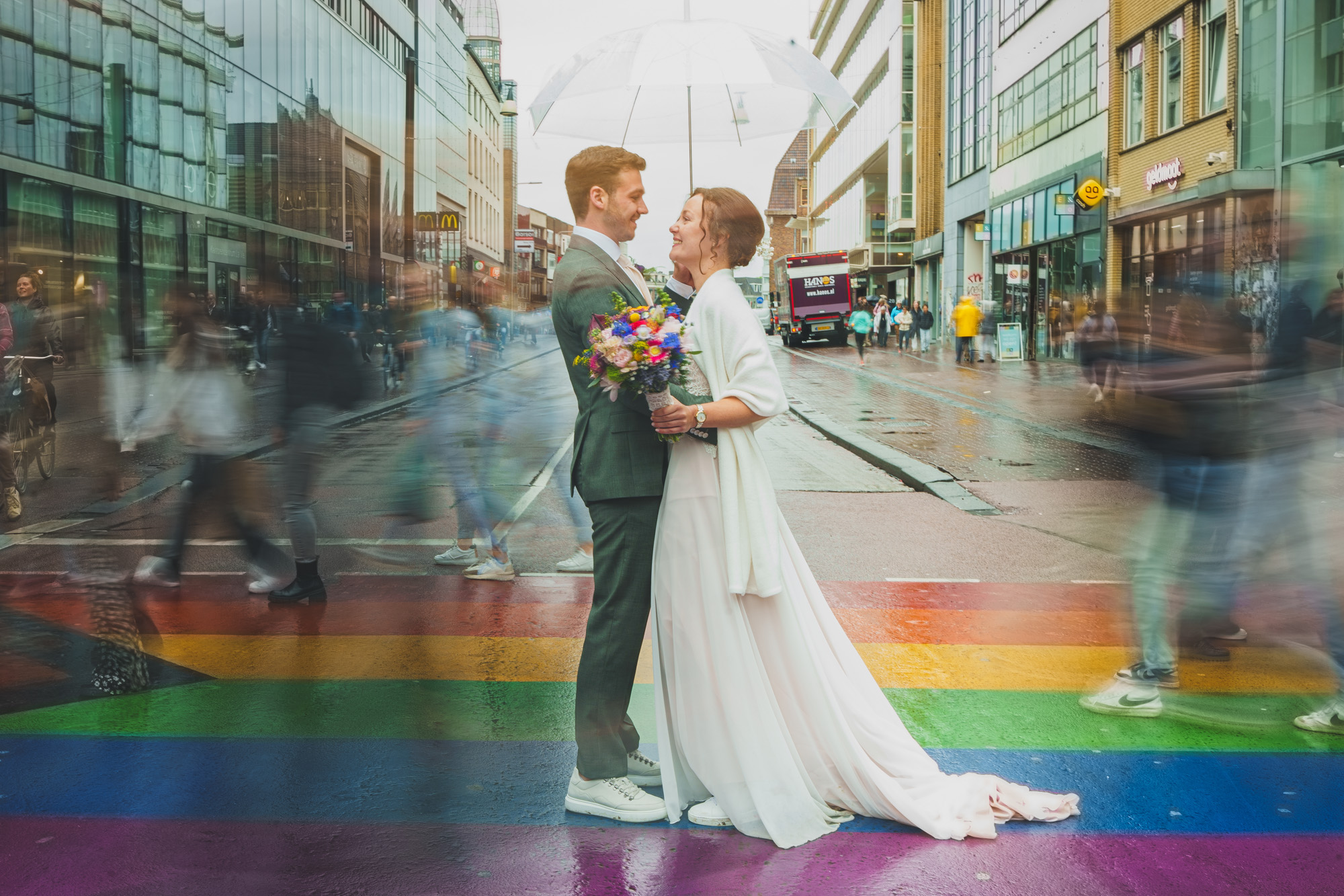 Verrassingsbruiloft in Utrecht - Angela de Baat Fotografie