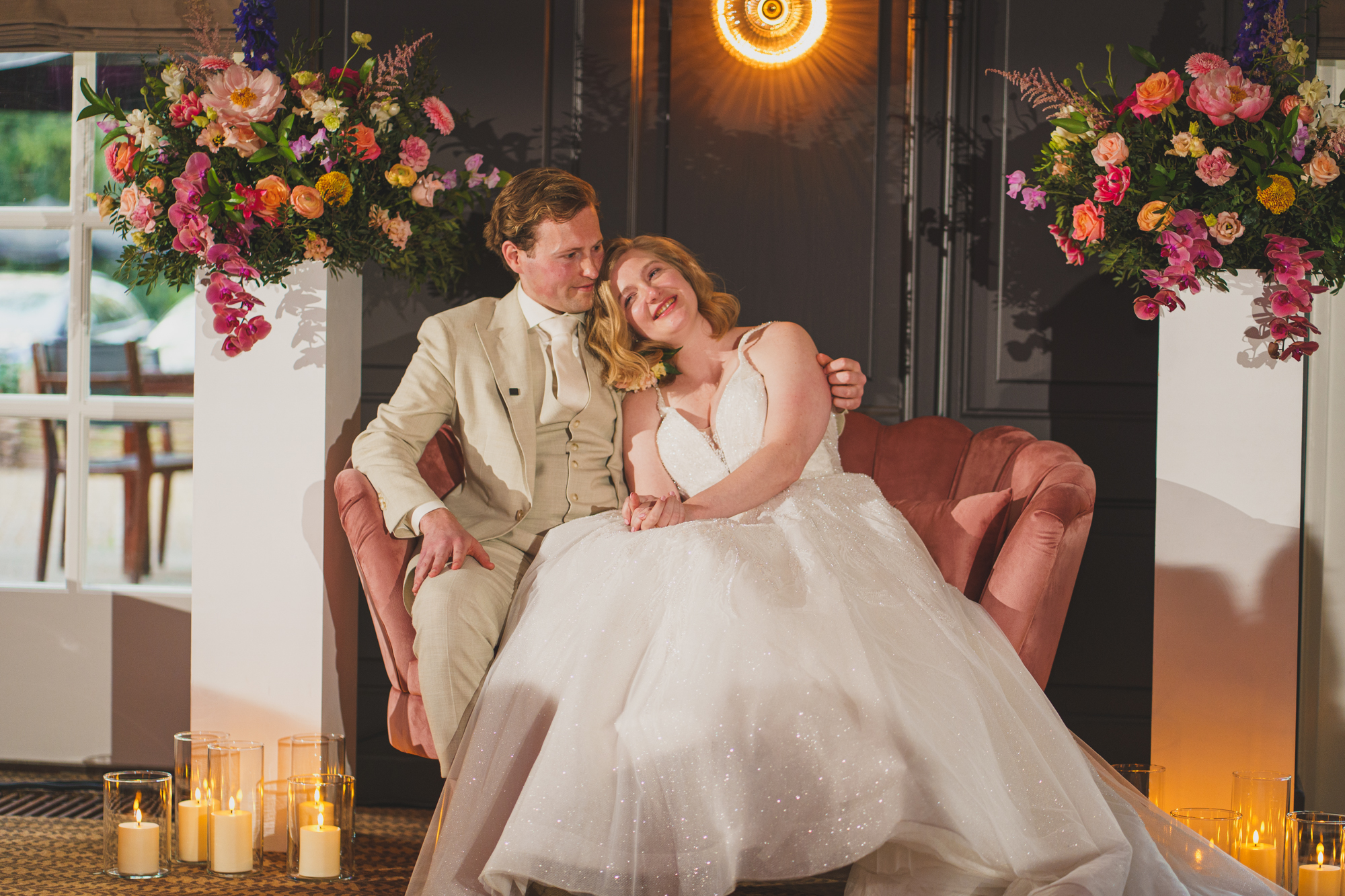 Avondbruiloft bij Kasteel Kerckebosch - Angela de Baat Fotografie